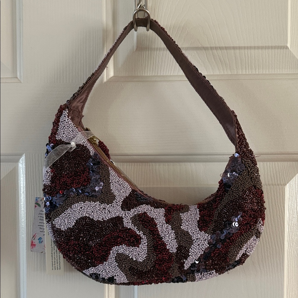 Sequin Embellished Shoulder Bag - Multicolor
